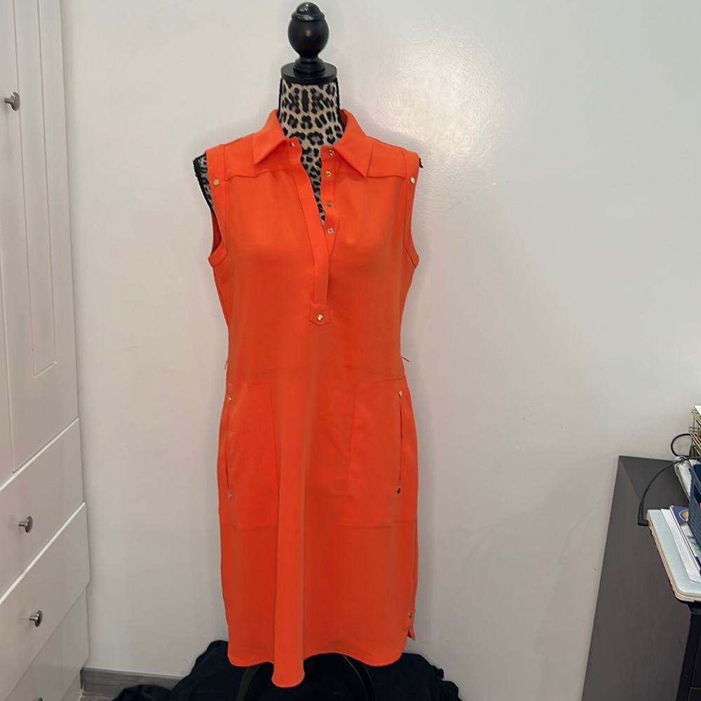 Calvin Klein orange dress size 6